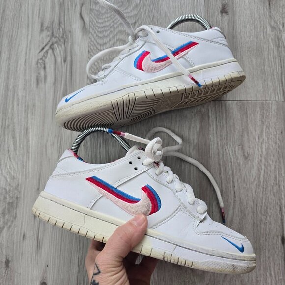 Nike × Parra | SB Dunk Low 'Abstract Art' white sporty sneakers | WMS 5.5 - Picture 1 of 9